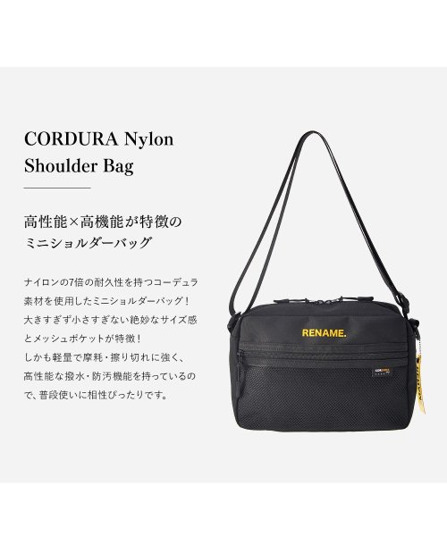 DEVICE(デバイス)/Rename CORDURA コーデュラ ナイロン ショルダーバッグ/img01