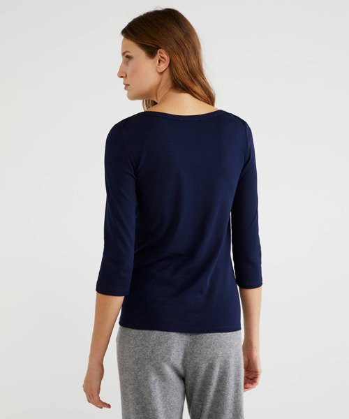 BENETTON (women)(ベネトン（レディース）)/ボートネック7分袖Tシャツ・カットソー/img18