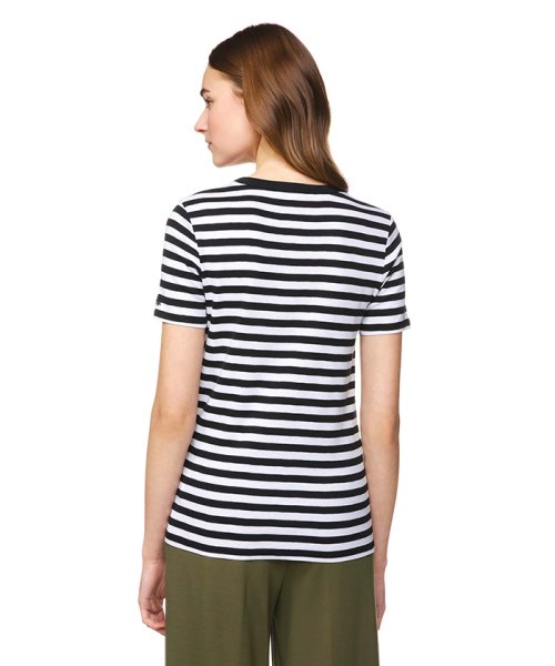 BENETTON (women)(ベネトン（レディース）)/コットン細ボーダー半袖Tシャツ・カットソー/img01