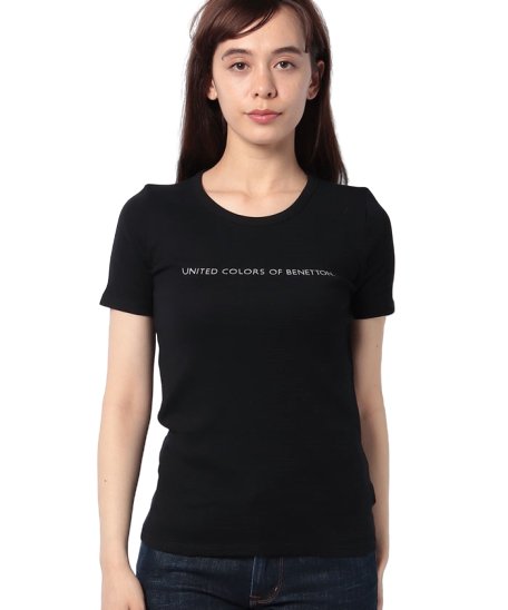 BENETTON (women)(ベネトン（レディース）)/ロゴクルーネック半袖Tシャツ・カットソー/img04