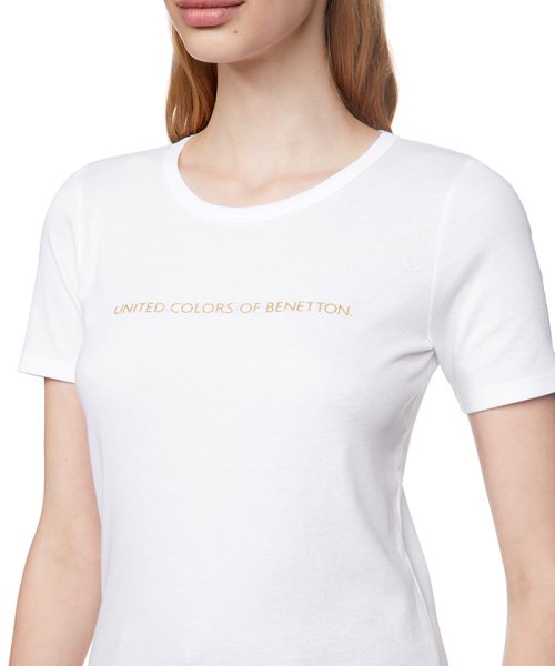 BENETTON (women)(ベネトン（レディース）)/ロゴクルーネック半袖Tシャツ・カットソー/img11