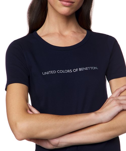 BENETTON (women)(ベネトン（レディース）)/ロゴクルーネック半袖Tシャツ・カットソー/img19