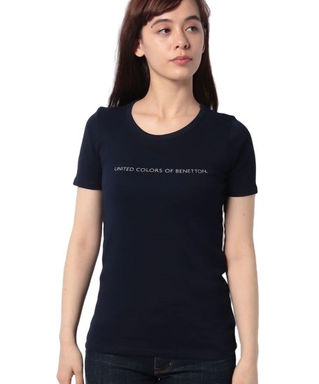 BENETTON (women)(ベネトン（レディース）)/ロゴクルーネック半袖Tシャツ・カットソー/img20