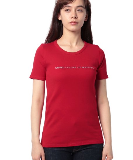BENETTON (women)(ベネトン（レディース）)/ロゴクルーネック半袖Tシャツ・カットソー/img27