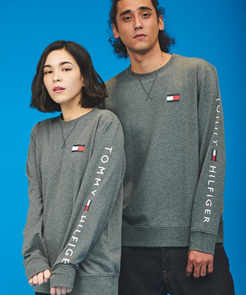 TOMMY HILFIGER(トミーヒルフィガー)/【オンライン限定】 フレンチテリー ロゴ ロングスリーブスウェット 長袖 Tシャツ/img06