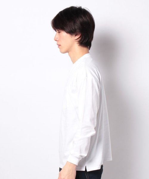 MARUKAWA(マルカワ)/無地　ビッグシルエット　ポケット付き　長袖Tシャツ/img01