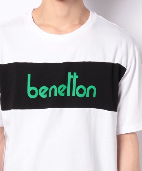 BENETTON (mens)(ベネトン（メンズ）)/パネルカラーロゴTシャツ・カットソー/img07