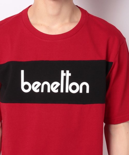 BENETTON (mens)(ベネトン（メンズ）)/パネルカラーロゴTシャツ・カットソー/img24