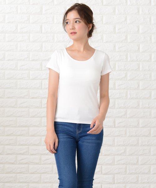 カップ付き半袖tシャツ トップスインナー レースレディース Lace Ladies Magaseek カップ付き半袖tシャツ トップスインナー レースレディース Lace Ladies Magaseek