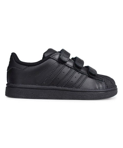 Adidas(アディダス)/アディダス オリジナルス adidas Originals スーパースター スニーカー ベビー ベルクロ SUPERSTAR CF 1 ブラック 黒 BZ041/img01