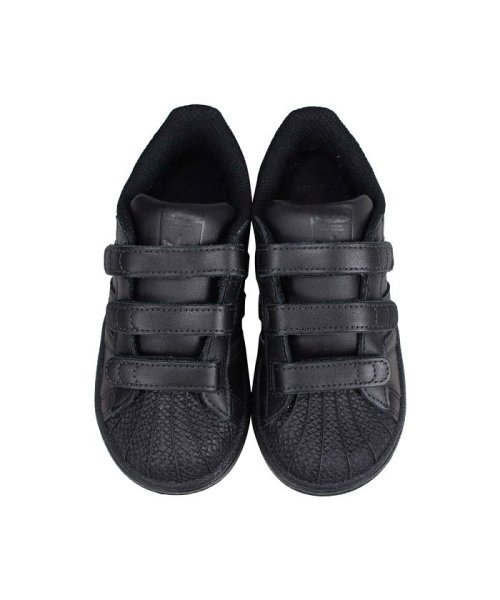 Adidas(アディダス)/アディダス オリジナルス adidas Originals スーパースター スニーカー ベビー ベルクロ SUPERSTAR CF 1 ブラック 黒 BZ041/img03