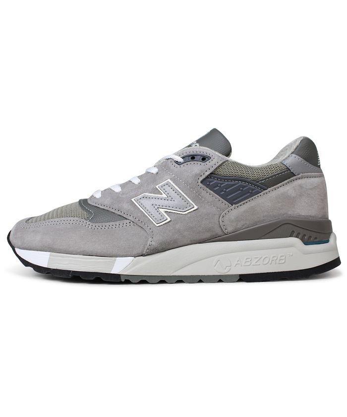 ニューバランス new balance 998 スニーカー メンズ Dワイズ MADE IN USA グレー M998 GY [予約 1/28  再入荷予定]