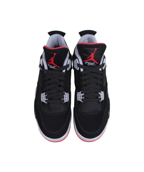 NIKE(NIKE)/NIKE AIR JORDAN 4 RETRO BRED ナイキ エアジョーダン4 レトロ スニーカー メンズ ブラック 黒 308497－060/img04