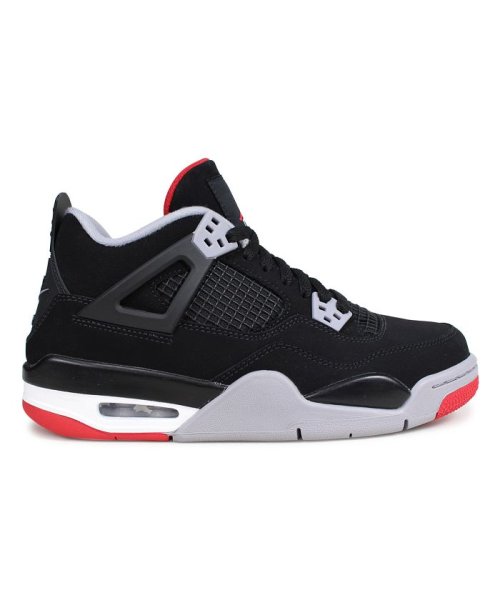 NIKE(ナイキ)/NIKE AIR JORDAN 4 RETRO GS BRED ナイキ エアジョーダン4 レトロ スニーカー レディース ブラック 黒 408452－060/img02