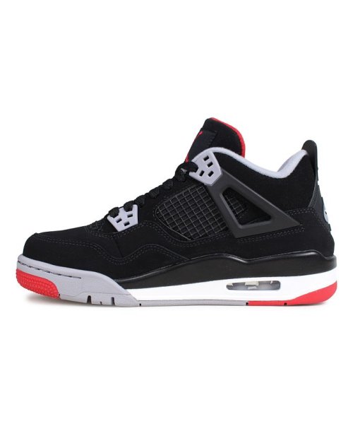 NIKE(ナイキ)/NIKE AIR JORDAN 4 RETRO GS BRED ナイキ エアジョーダン4 レトロ スニーカー レディース ブラック 黒 408452－060/img03