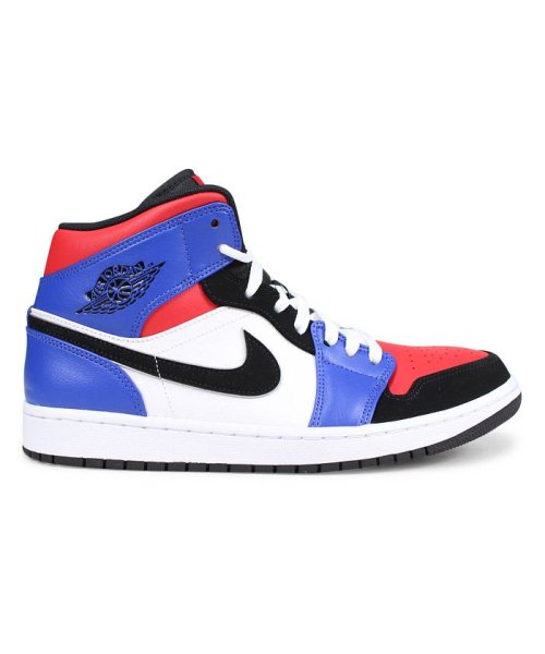 NIKE(NIKE)/NIKE AIR JORDAN 1 MID TOP3 ナイキ エアジョーダン1 スニーカー メンズ ホワイト 白 554724－124/img02