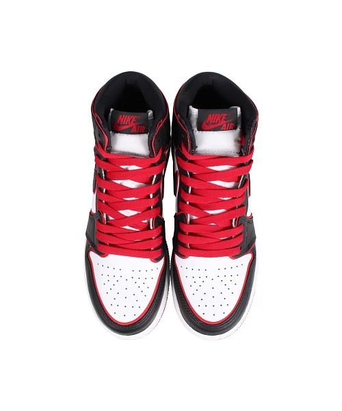 NIKE(NIKE)/NIKE AIR JORDAN 1 RETRO HIGH OG GS BLOOD LINE ナイキ エアジョーダン1 レトロハイ スニーカー レディース ブラッ/img03