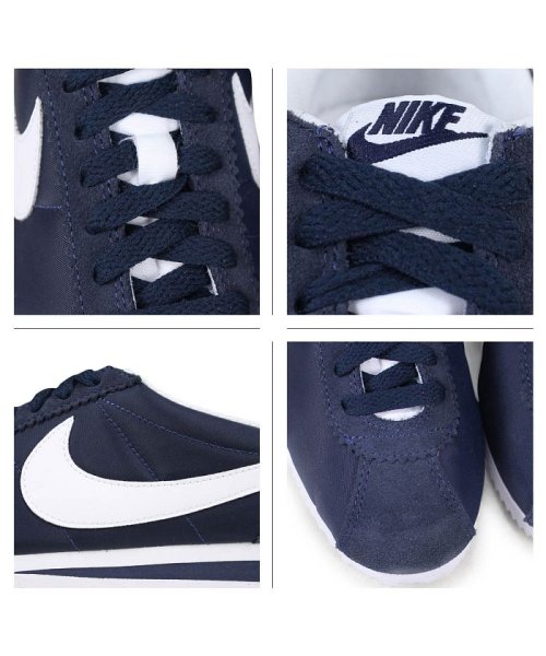 Nike Wmns Classic Cortez Nylon ナイキ コルテッツ クラシック スニーカー レディース ネイビー 411 ナイキ Nike Magaseek
