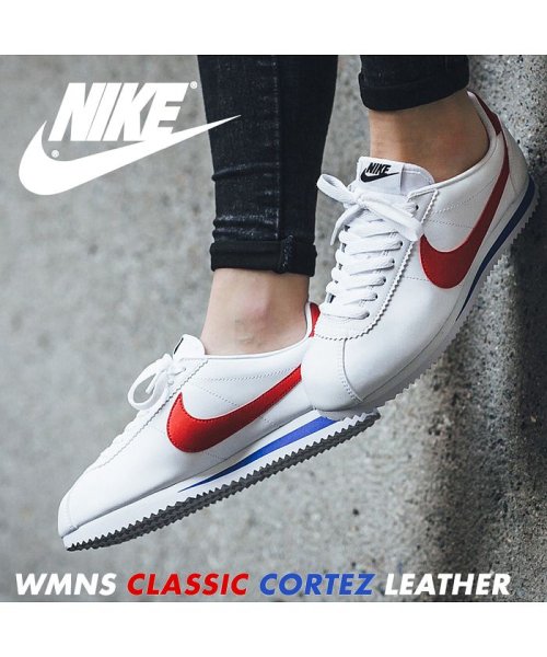 セール Nike Wmns Classic Cortez Leather ナイキ コルテッツ クラシック スニーカー レディース メンズ ホワイト 103 ナイキ Nike Magaseek
