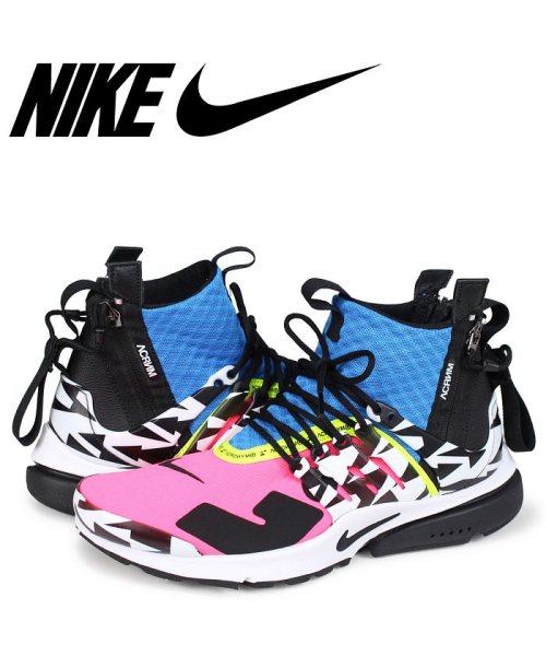 Nike Acronym Air Presto Mid ナイキ アクロニウム エアプレスト スニーカー メンズ ピンク Ah72 600 ナイキ Nike Magaseek