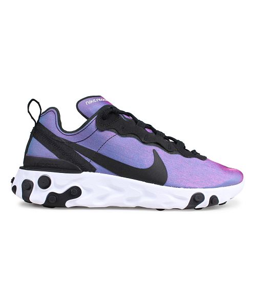 NIKE WMNS REACT ELEMENT 55 PREMIUM ナイキ リアクト エレメント 55 スニーカー レディース メンズ ブラック 黒  CD69