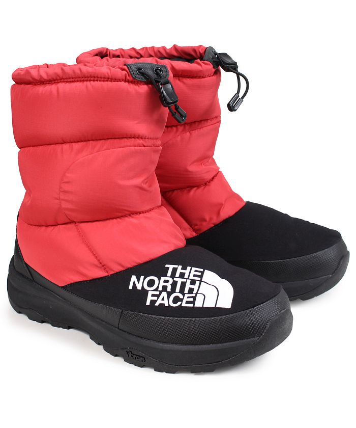 ノースフェイス THE NORTH FACE ヌプシ ダウンブーティ ブーツ メンズ レディース NUPTSE DOWN BOOTIE レッド  NF51877