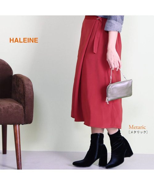 HALEINE(アレンヌ)/[HALEINE]牛革レザーお財布ポシェット/img11