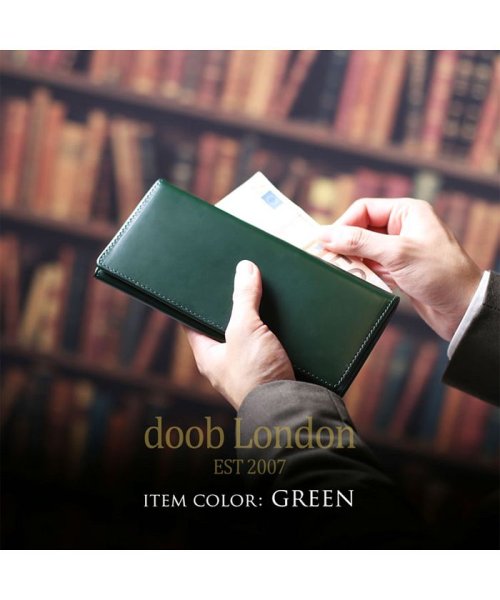 doob London(ドゥーブロンドン)/[doob London]コードバンレザー長財布二つ折り/img13