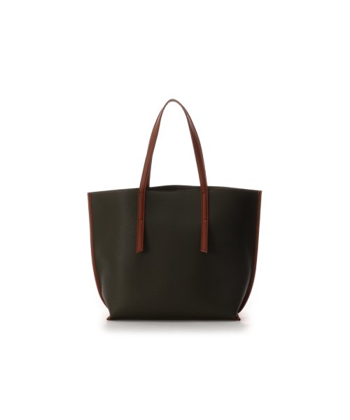 カラーズバイジェニファースカイ 配色トートバッグ カーキ カラーズアンドシュエット Colors Chouette Magaseek