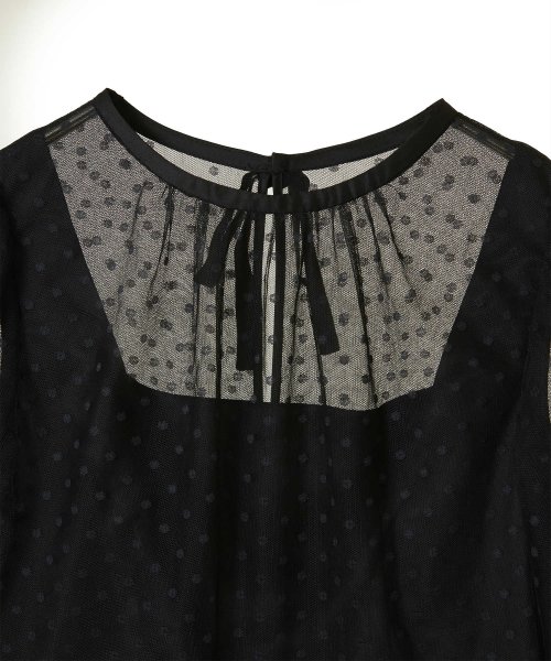 セール ドットチュールプリーツスカートワンピース トランテアン ソン ドゥ モード 31 Sons De Mode Magaseek