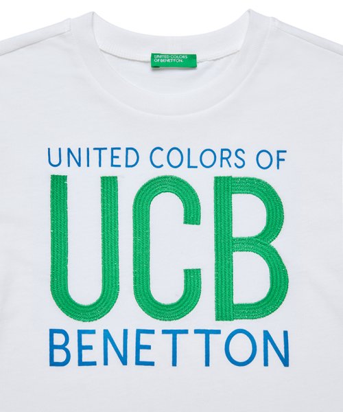BENETTON (UNITED COLORS OF BENETTON BOYS)(ユナイテッド　カラーズ　オブ　ベネトン　ボーイズ)/ベーシックロゴプリントTシャツ・カットソー/img01