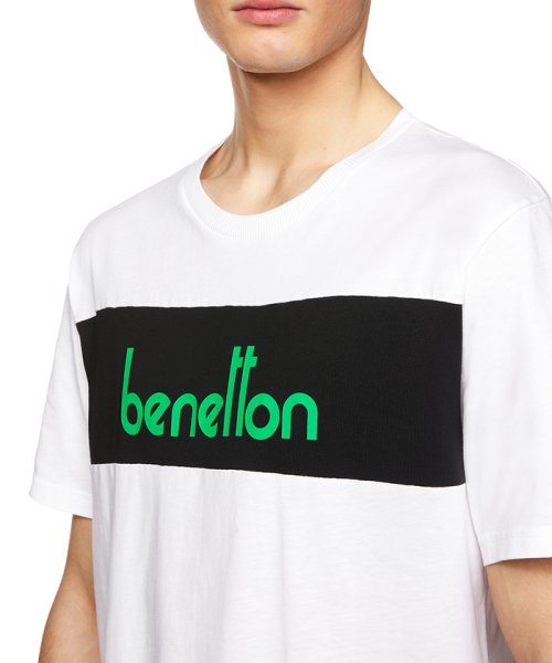 BENETTON (mens)(ベネトン（メンズ）)/パネルカラーロゴTシャツ・カットソー/img03