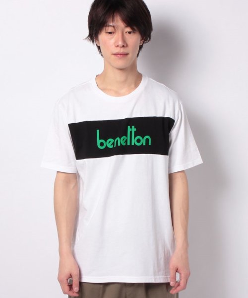 BENETTON (mens)(ベネトン（メンズ）)/パネルカラーロゴTシャツ・カットソー/img04