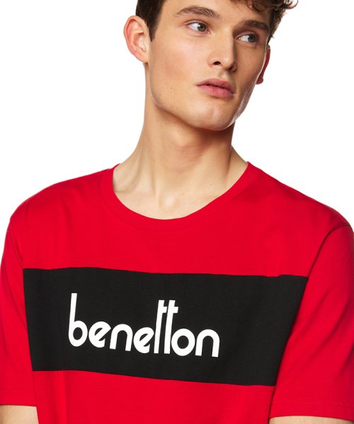 BENETTON (mens)(ベネトン（メンズ）)/パネルカラーロゴTシャツ・カットソー/img20