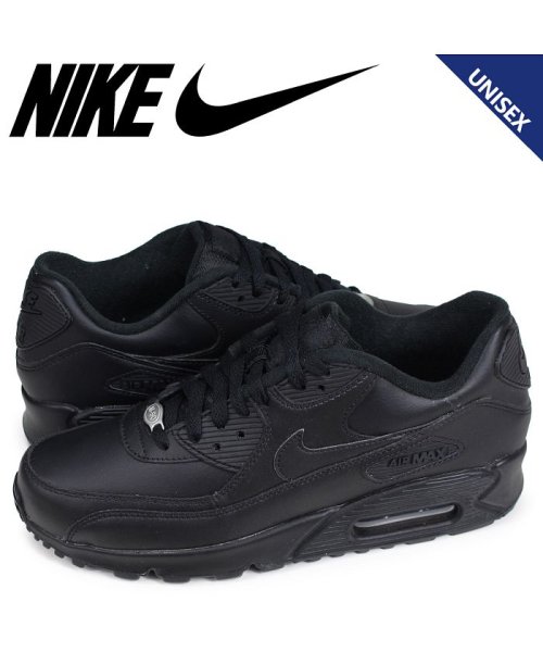 Nike Air Max 90 Leather ナイキ エアマックス90 スニーカー メンズ レディース ブラック 黒 001 1 17 再入荷 ナイキ Nike Magaseek