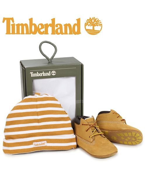 Timberland(ティンバーランド)/ティンバーランド Timberland ブーツ シューズ キャップ 帽子 ニット帽 セット キッズ ベビー INFANT CRIB BOOTIES CAP SE/img04
