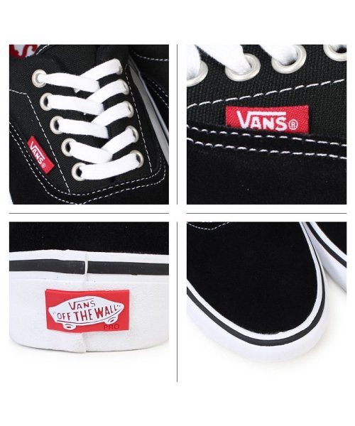 VANS(ヴァンズ)/VANS ヴァンズ ERA PRO スリッポン スニーカー エラ プロ レディース メンズ バンズ ブラック 黒 VN000VFB9X1/img03