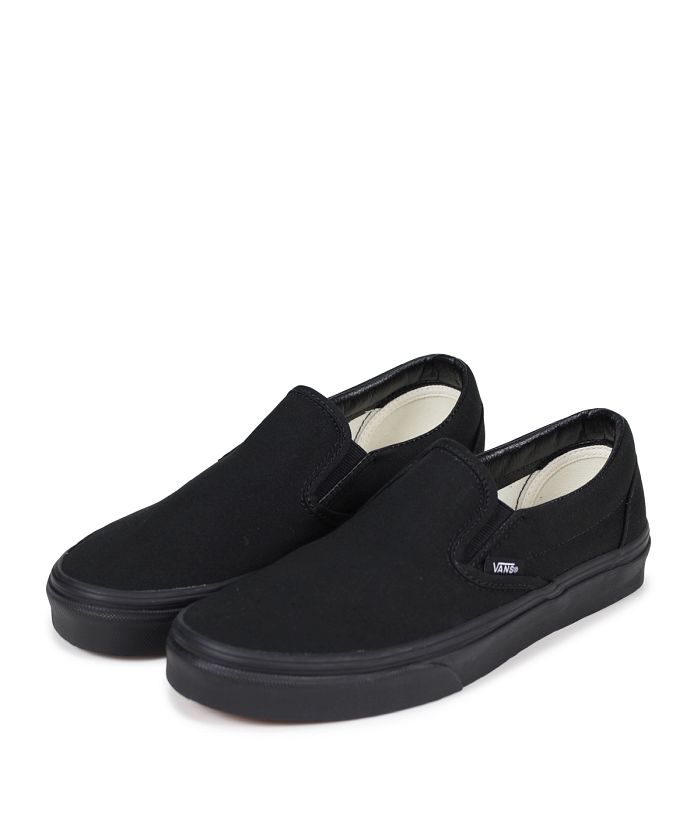 VANS ヴァンズ スリッポン スニーカー メンズ レディース バンズ CLASSIC SLIP－ON ブラック 黒 VN000EYEBKA