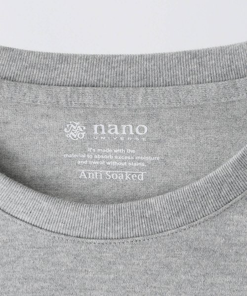 nano・universe(ナノ・ユニバース)/Anti Soaked ヘビークルーネックTシャツ/img12