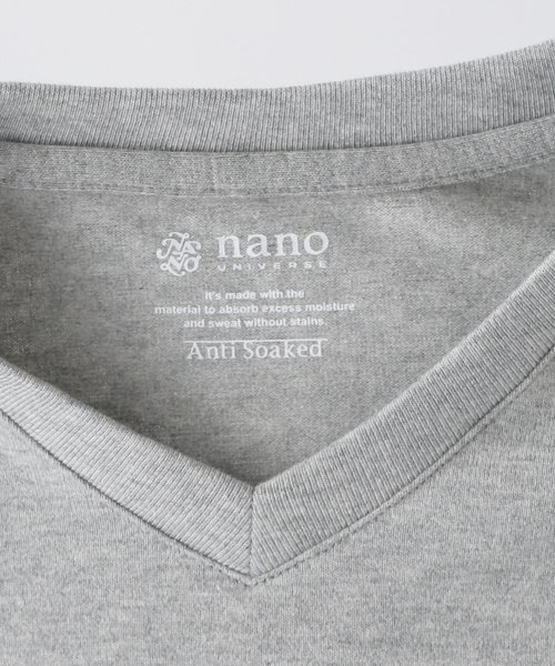 nano・universe(ナノ・ユニバース)/Anti Soaked ヘビーVネックTシャツ/img12