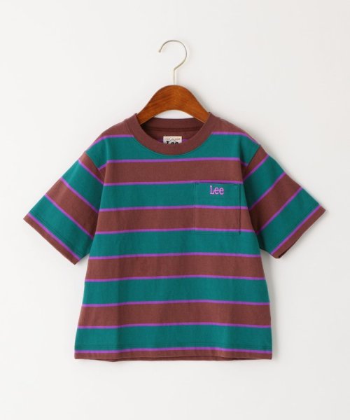 green label relaxing （Kids）(グリーンレーベルリラクシング（キッズ）)/【キッズ】〔WEB限定〕LEE（リー）マルチボーダーTシャツ/img07