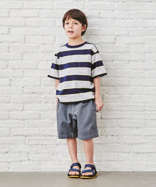 green label relaxing （Kids）(グリーンレーベルリラクシング（キッズ）)/【キッズ】〔WEB限定〕LEE（リー）マルチボーダーTシャツ/img10