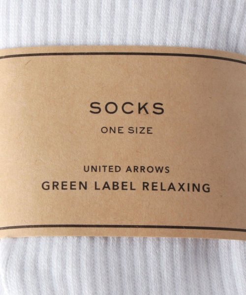 green label relaxing(グリーンレーベルリラクシング)/SC RIB GLR EMB CREW ソックス 靴下/img06
