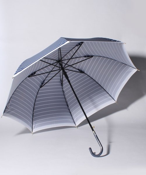 LANVIN en Bleu(umbrella)(ランバンオンブルー（傘）)/耐風傘　130周年記念ボーダー/img01