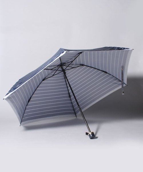 LANVIN en Bleu(umbrella)(ランバンオンブルー（傘）)/折りたたみ傘　130周年記念ボーダー/img01