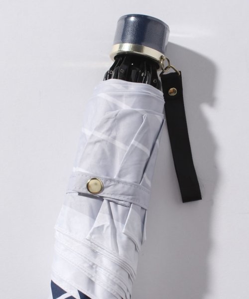 LANVIN en Bleu(umbrella)(ランバンオンブルー（傘）)/折りたたみ傘　130周年記念ボーダー/img03