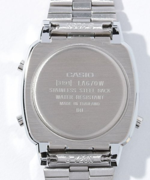 Watch　collection(ウォッチコレクション)/【CASIO】スモールデジタルメタルシルバー/img04
