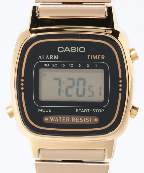 Watch　collection(ウォッチコレクション)/【CASIO】スモールデジタルメタルゴールド/img01