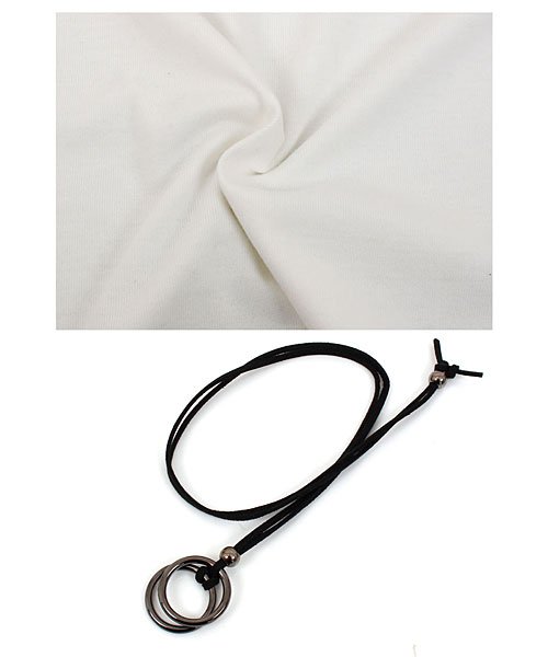 セール 3点セット カーディガンとtシャツとチョーカーのセット トップイズム Topism Magaseek