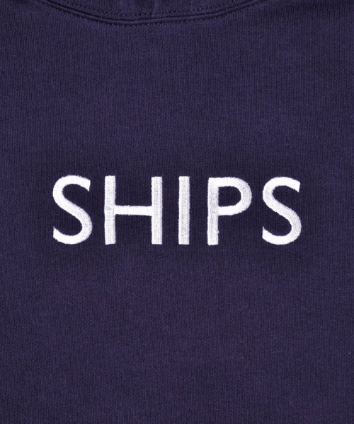 SHIPS MEN(シップス　メン)/SU:【一部WEB限定カラー】SHIPS ロゴ ビッグシルエット エンブロイダリー パーカー（トレーナー）/img18